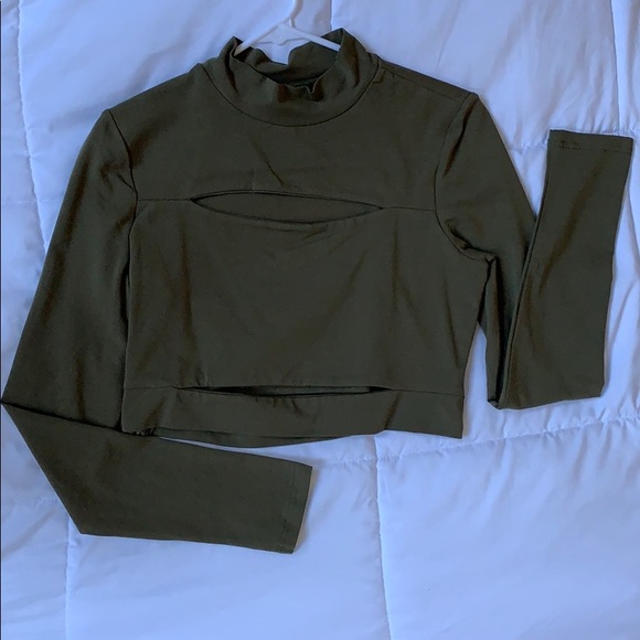 Tiger Mist Tops - Long sleeve crop top